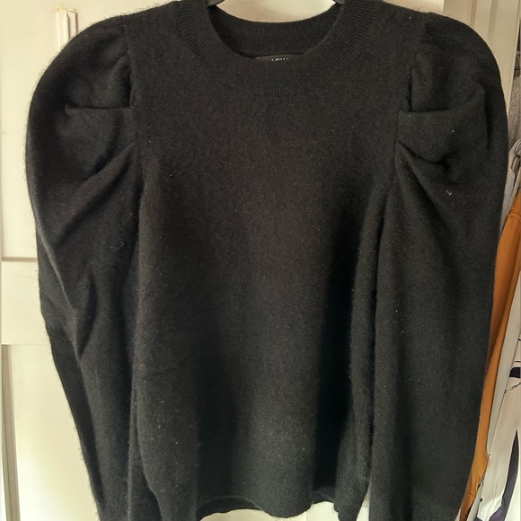 100% cashmere aqua black sweater - Picture 5 of 5